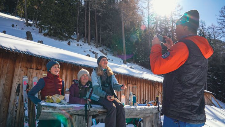 Family skitour brake