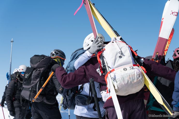 The happiness of reaching the summit